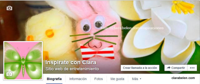 Facebook de Inspirate con Clara