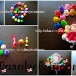 Calendario de Adviento para niños hecho con cápsulas de Nespresso y globos