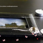 Decorar un marco de fotos con las cápsulas de las velas gastadas