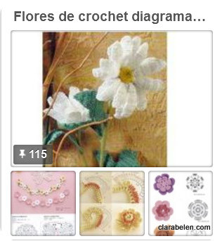 Mas de 100 diagramas o esquemas de flores de crochet